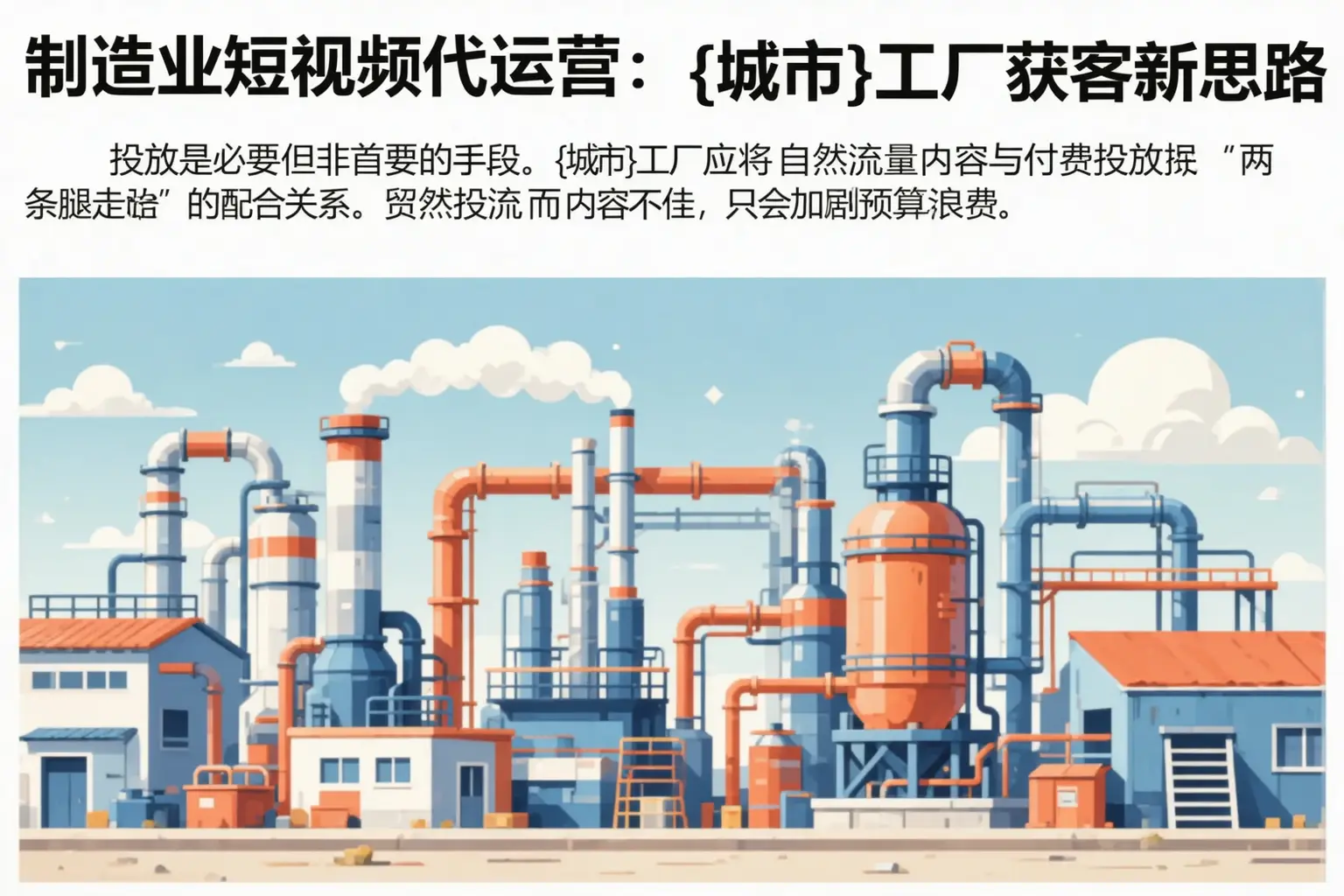 制造业短视频代运营:雨花台工厂获客新思路